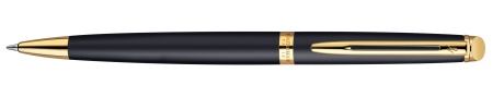 Шариковая ручка Waterman Hemisphere, цвет: MatteBlack GT, стержень: Mblk