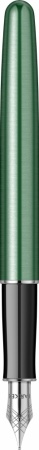 Перьевая ручка Parker Sonnet Essentials Green SB Steel CT, перо: F, цвет чернил black, в подарочной упаковке.