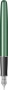 Перьевая ручка Parker Sonnet Essentials Green SB Steel CT, перо: F, цвет чернил black, в подарочной упаковке.