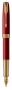 Перьевая ручка Parker Sonnet , Lacquer Intense Red GT, перо: F, цвет чернил: black, в подарочной упаковке