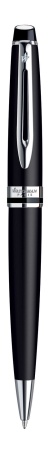 Шариковая ручка Waterman Expert 3, цвет: MattBlack CT, стержень: Mblue