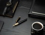 Ручка перьевая Parker "Ingenuity Black GT" перо: F, цвет чернил: blue/black, в подарочной упаковке.