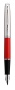 Перьевая ручка Embleme RED CT перо тонко (F) в подарочной коробке
