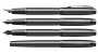 Перьевая ручка Parker IM Achromatic, Black BT, перо: F, цвет чернил: blue, в подарочной упаковке.
