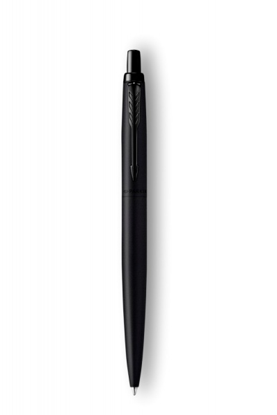 Подарочный набор: Шариковая ручка Parker Jotter XL SE20 Monochrome и Ежедневник недатированный, черный срез, черный.