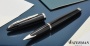 Перьевая ручка Waterman Carene, цвет: Black ST, перо: F или М чернила: blue
