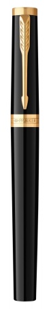 Ручка перьевая Parker "Ingenuity Black GT" перо: F, цвет чернил: blue/black, в подарочной упаковке.