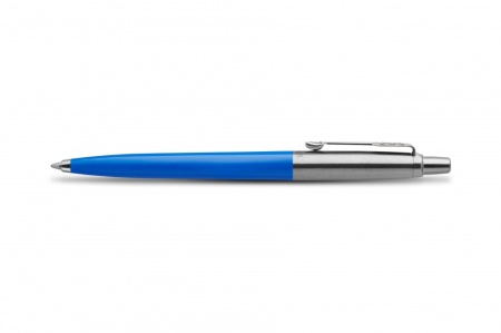Подарочный набор: Шариковая ручка Parker Jotter ORIGINALS BLUE CT, стержень: Mblue В БЛИСТЕРЕ и блокнот ярко-синего цвета