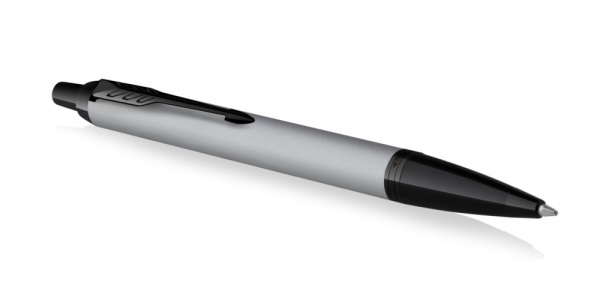 Шариковая ручка Parker IM Achromatic, Grey BT,стержень: M, цвет чернил: blue, в подарочной упаковке.