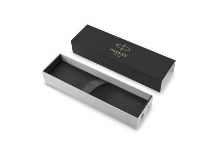 Подарочный набор: Шариковая ручка Parker Jotter Essential, Royal Blue CT, стержень: Mblue и Ежедневник недатированный черный с золотистым срез