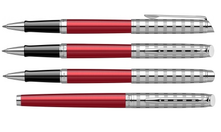Ручка-роллер Waterman Hemisphere French riviera Deluxe RED CLUB RB в подарочной коробке