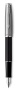 Перьевая ручка Parker Sonnet Entry Point Black Steel CT, перо: F, цвет чернил: black, в подарочной упаковке