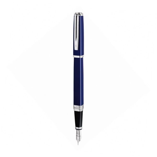 Перьевая ручка Waterman Exception, цвет: Slim Blue ST, перо: F