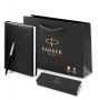 Подарочный набор: Шариковая ручка Parker Jotter K60, цвет: Black, стержень: Mblue, в подарочной упаковке и черный недатированный ежедневник