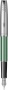 Перьевая ручка Parker Sonnet Essentials Green SB Steel CT, перо: F, цвет чернил black, в подарочной упаковке.