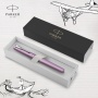 Подарочный набор: Ручка-роллер Parker Vector XL Lilac CT и Ежедневник недатированный, серый