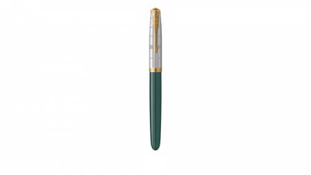 Перьевая ручка Parker 51 Premium Forest Green GT, перо: F чернила: Black,Blue, в подарочной упаковке.