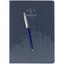 Подарочный набор: Шариковая ручка Parker Jotter K60 и Ежедневник недатированный, синий