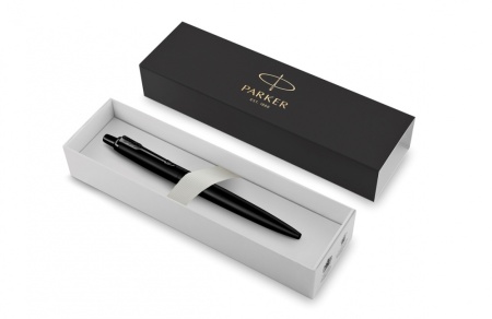 Подарочный набор: Шариковая ручка Parker  Jotter XL SE20 Monochrome в подарочной упаковке, цвет: Black, стержень: Mblue и Ежедневник черный недатирова