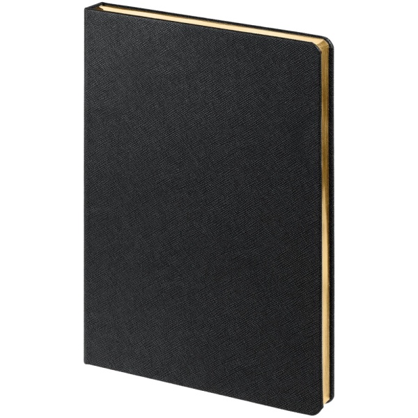 Подарочный набор: Ручка перьевая Parker Jotter Stainless Steel GT и Ежедневник недатированный черный с золотистым срезом