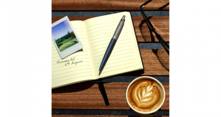 Шариковая ручка Parker Jotter XL, Blue CT, стержень: M