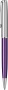 Шариковая ручка Parker Sonnet Essentials Violet SB Steel CT, цвет чернил black, перо: M, в подарочной упаковке.