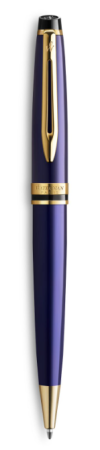 Шариковая ручка Waterman "Expert Blue Lacquer GT", цвет чернил: синий М