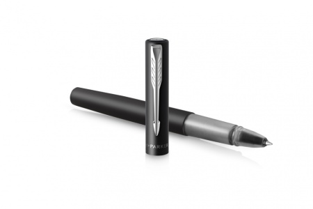 Ручка-роллер Parker Vector XL Black CT, стержень: F, цвет чернил:black, в подарочной упаковке