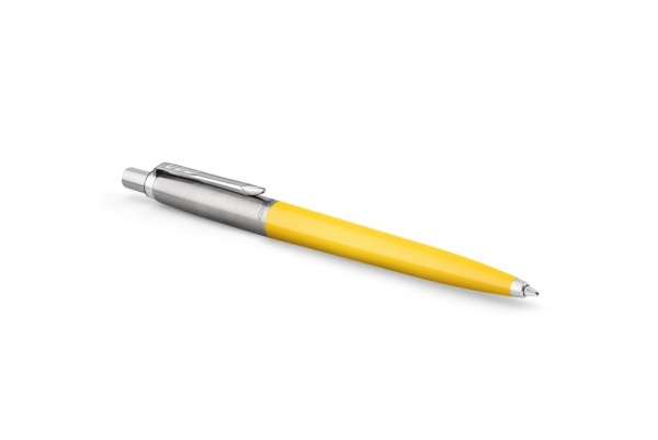 Шариковая ручка Parker Jotter Originals Yellow Chrome CT, стержень: Mblue в подарочной упаковке