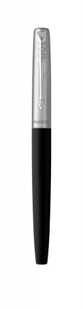 Перьевая ручка Parker Jotter Black CT, перо:F, цвет чернил: blue, в подарочной упаковке.