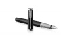 Ручка перьевая Parker "Ingenuity Black CT" перо: F, цвет чернил: blue/black, в подарочной упаковке.