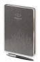 Подарочный набор: Шариковая ручка Parker Jotter Essential, Satin Black CT и Ежедневник  недатированный, серый