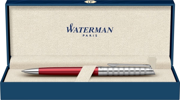 Шариковая ручка Waterman Hemisphere French riviera Deluxe RED CLUB в подарочной коробке