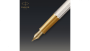 Перьевая ручка Parker Sonnet Silver Mistral GT, перо: F, цвет чернил: black, в подарочной упаковке