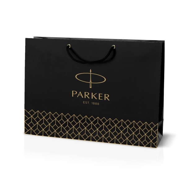 Подарочный набор: Шариковая ручка Parker  Jotter XL SE20 Monochrome в подарочной упаковке, цвет: Black, стержень: Mblue и Ежедневник зеленый недатиров
