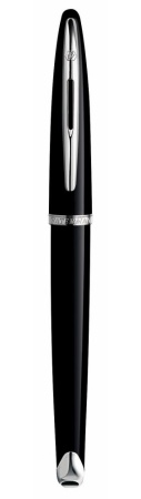 Перьевая ручка Waterman Carene, цвет: Black ST, перо: F или М чернила: blue