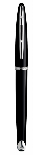 Перьевая ручка Waterman Carene, цвет: Black ST, перо: F или М чернила: blue