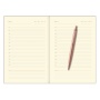 Подарочный набор:Шариковая ручка Parker Jotter XL SE20 Monochrome, цвет: Pink Gold b Ежедневник недатированный розовое золото.