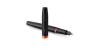 Перьевая ручка Parker IM Vibrant Rings Flame Orange, перо:F/M, цвет чернил: blue, в подарочной упаковке.