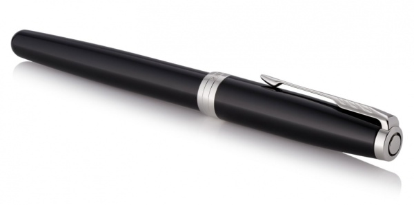 Перьевая ручка Parker Sonnet F539, цвет: LaqBlack СT, перо: F, цвет чернил: black, в подарочной упаковке