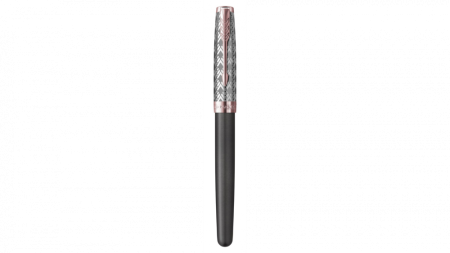Ручка-роллер Parker Sonnet Premium Refresh GREY GT, стержень: F, цвет чернил: black, в подарочной упаковке