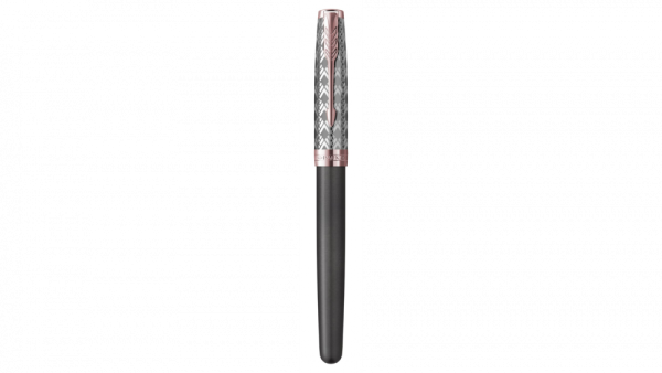 Ручка-роллер Parker Sonnet Premium Refresh GREY GT, стержень: F, цвет чернил: black, в подарочной упаковке