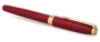 Перьевая ручка Parker Sonnet Red GT Intense, перо: F, цвет чернил: black, в подарочной упаковке