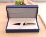 Шариковая ручка Waterman Carene De Luxe, цвет: Black/Silver, стержень: Mblue