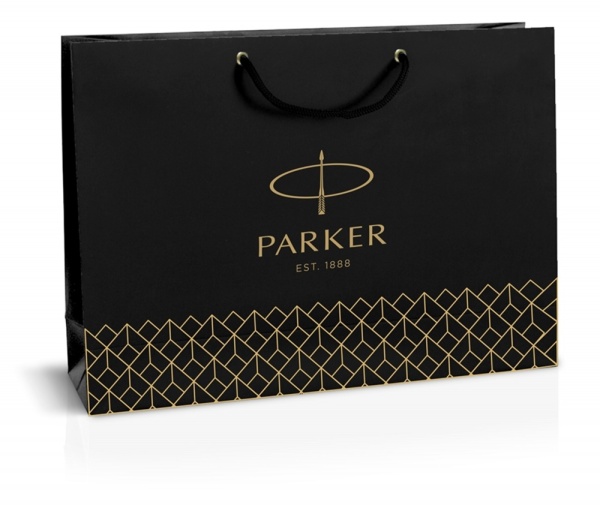 Подарочный набор: Шариковая ручка Parker IM Premium K318 Red GT, цвет чернил синий и красный ежедневник с золотым срезом