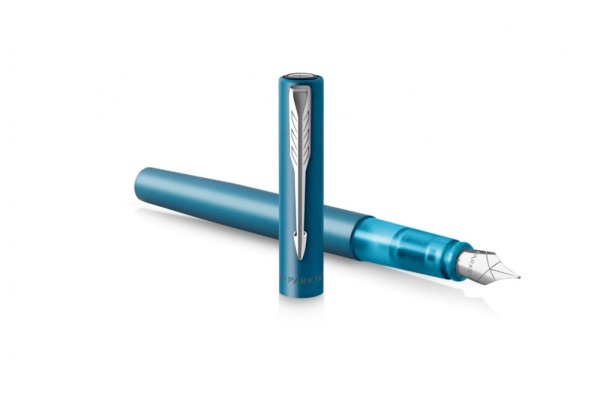 Перьевая ручка Parker Vector XL Teal CT, цвет чернил blue, перо: F, в подарочной упаковке.