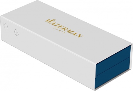 Перьевая ручка Waterman Carene, цвет: Black ST, перо: F или М чернила: blue