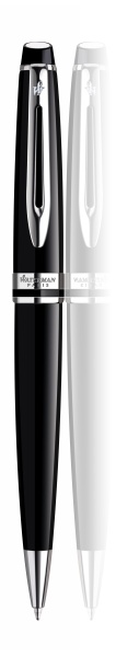 Шариковая ручка Waterman Expert 3, цвет: Black CT, стержень: Mblu