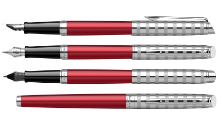 Перьевая ручка Waterman Hemisphere French riviera Deluxe RED CLUB в подарочной коробке
