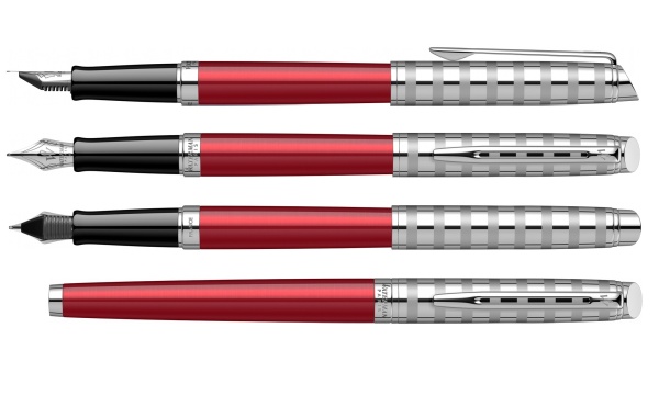 Перьевая ручка Waterman Hemisphere French riviera Deluxe RED CLUB в подарочной коробке